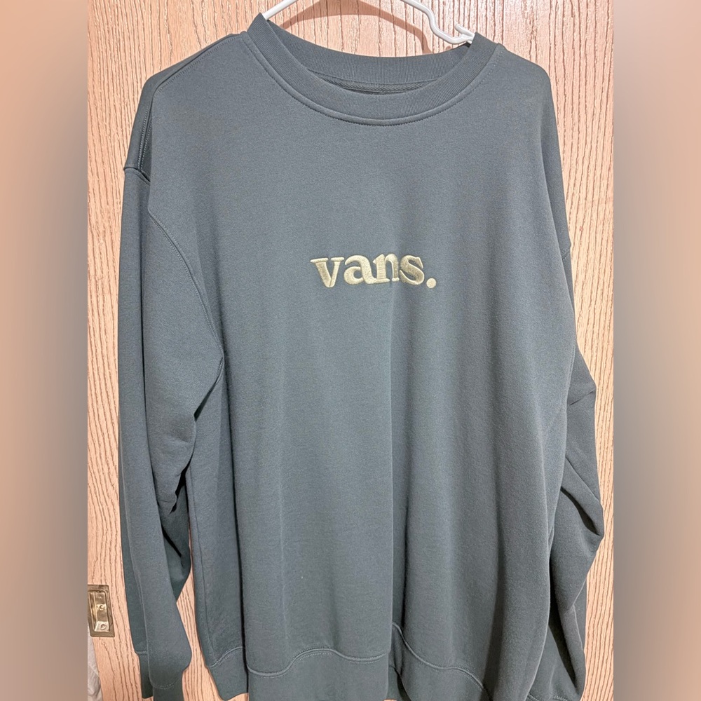 Vans Dark Green Loose Fit Sweatshirt